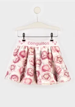 Flash Sale Falda De Niña Pelo Rosas Faldas