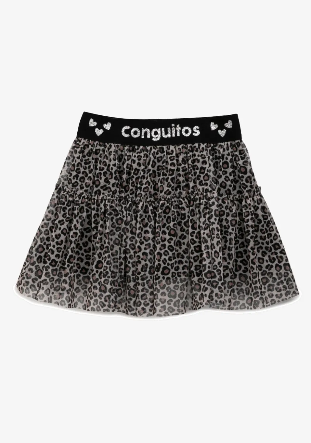 Best Sale Falda De Niña Tul Leopardo Faldas