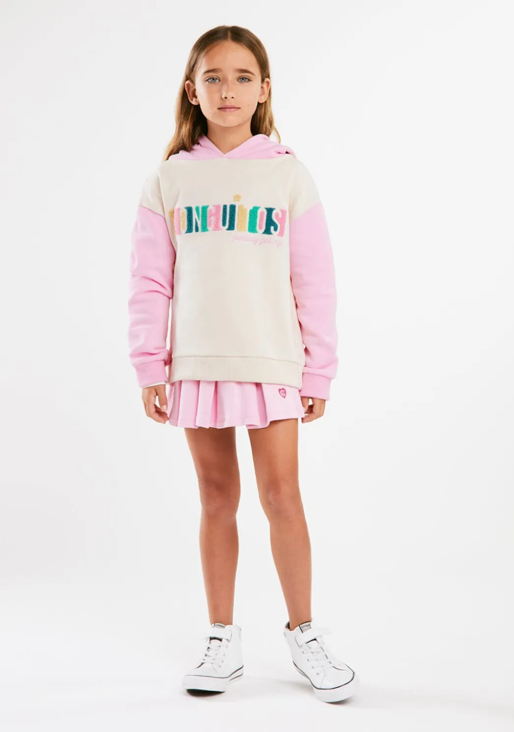 Clearance Falda Felpa Rosa Faldas