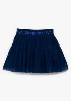 Outlet Falda Tul Marino Faldas