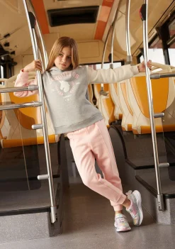 Shop Joggers De Niña Basic Rosa Pantalones Y Leggins