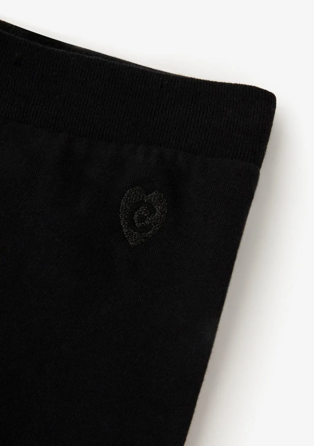 Sale Joggers De Niña Jersey Negro Pantalones Y Leggins