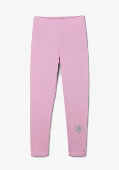 Best Sale Leggings De Niña Algodón Rosa Pantalones Y Leggins