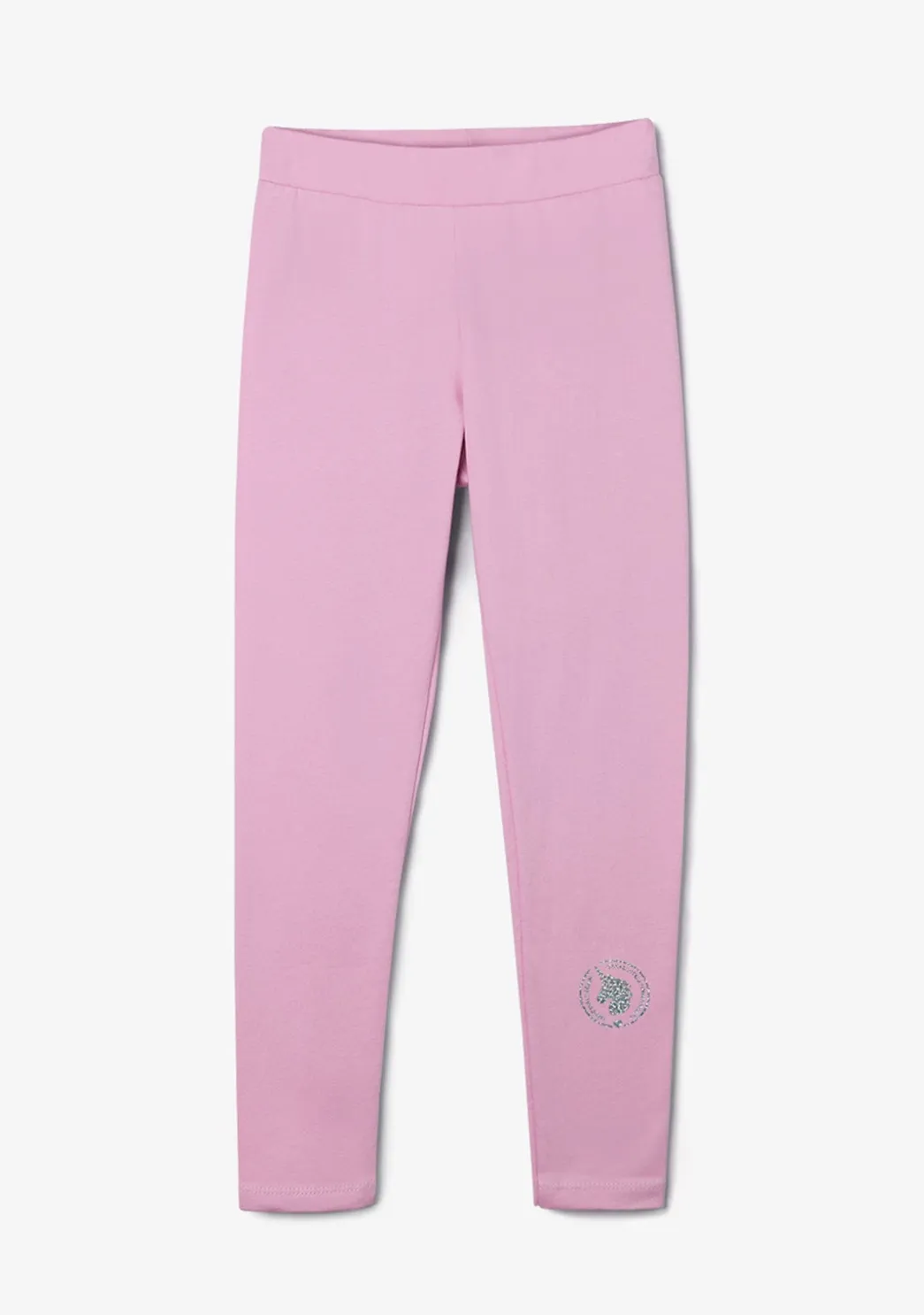 Best Sale Leggings De Niña Algodón Rosa Pantalones Y Leggins