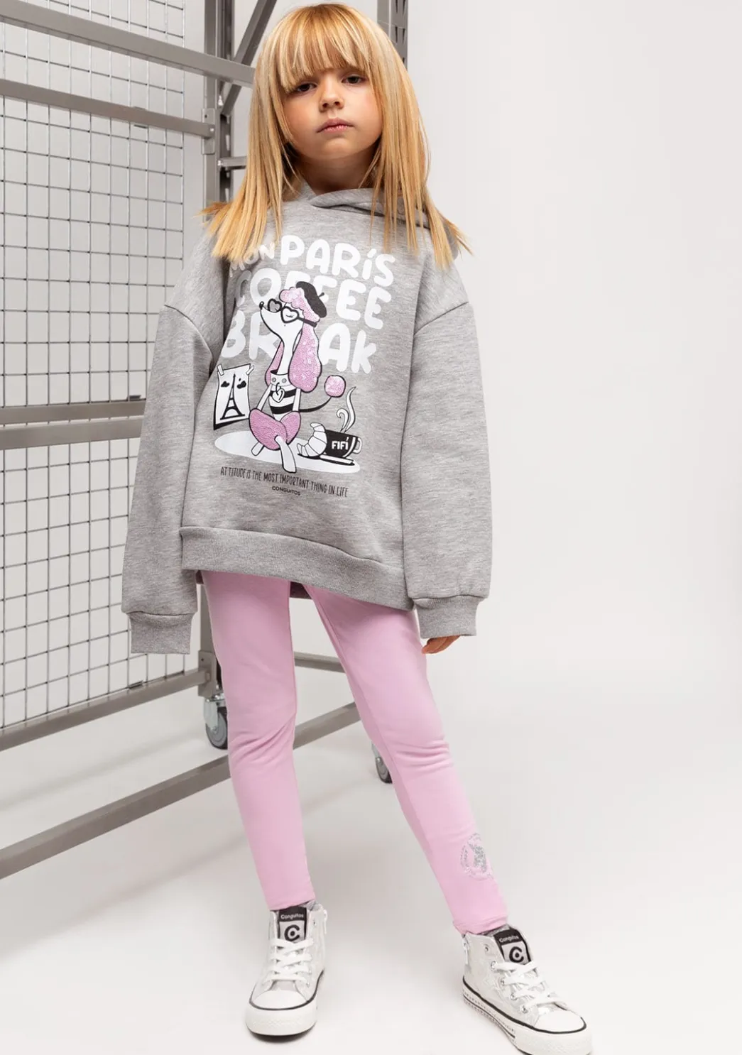 Best Sale Leggings De Niña Algodón Rosa Pantalones Y Leggins