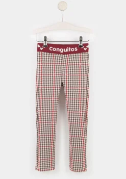 Outlet Leggins De Niña Neopreno Pata Gallo Pantalones Y Leggins