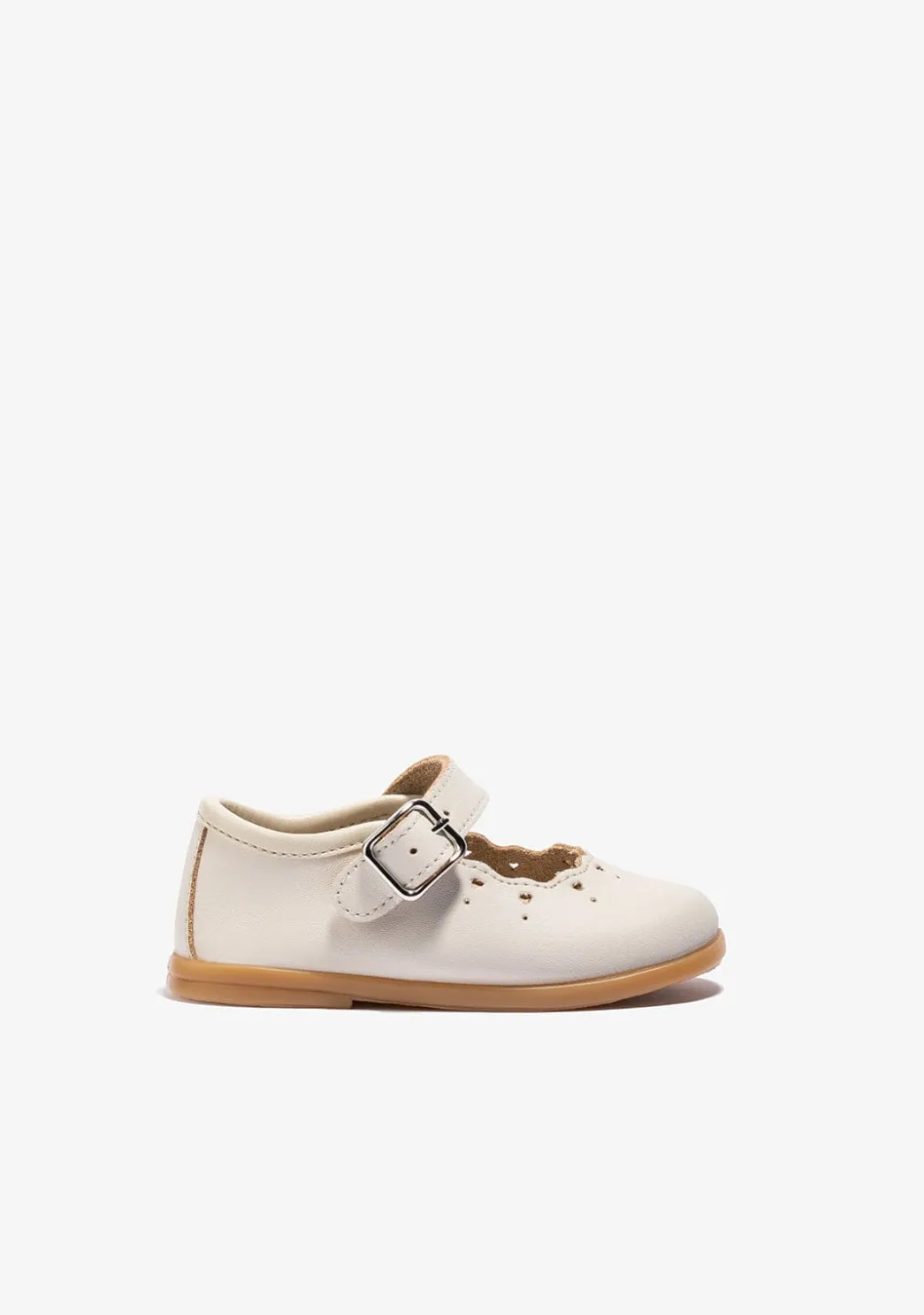 Best Sale Merceditas De Bebé Hebilla Beige Bailarinas|Zapatos De Ceremonia