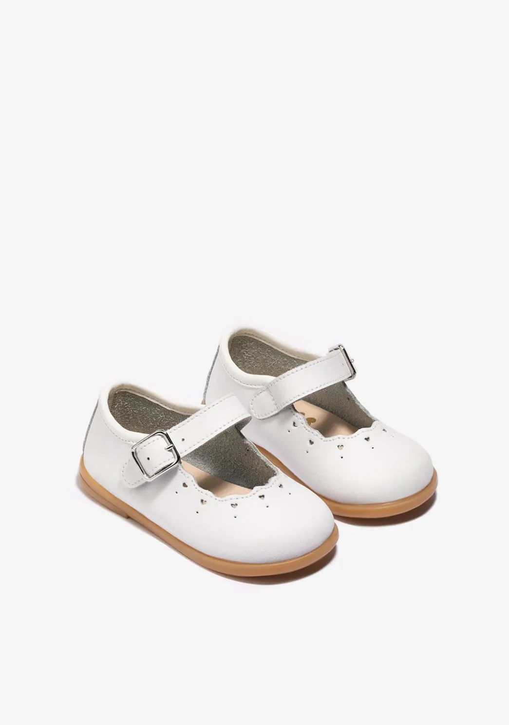Cheap Merceditas De Bebé Hebilla Blanco Bailarinas|Zapatos De Ceremonia