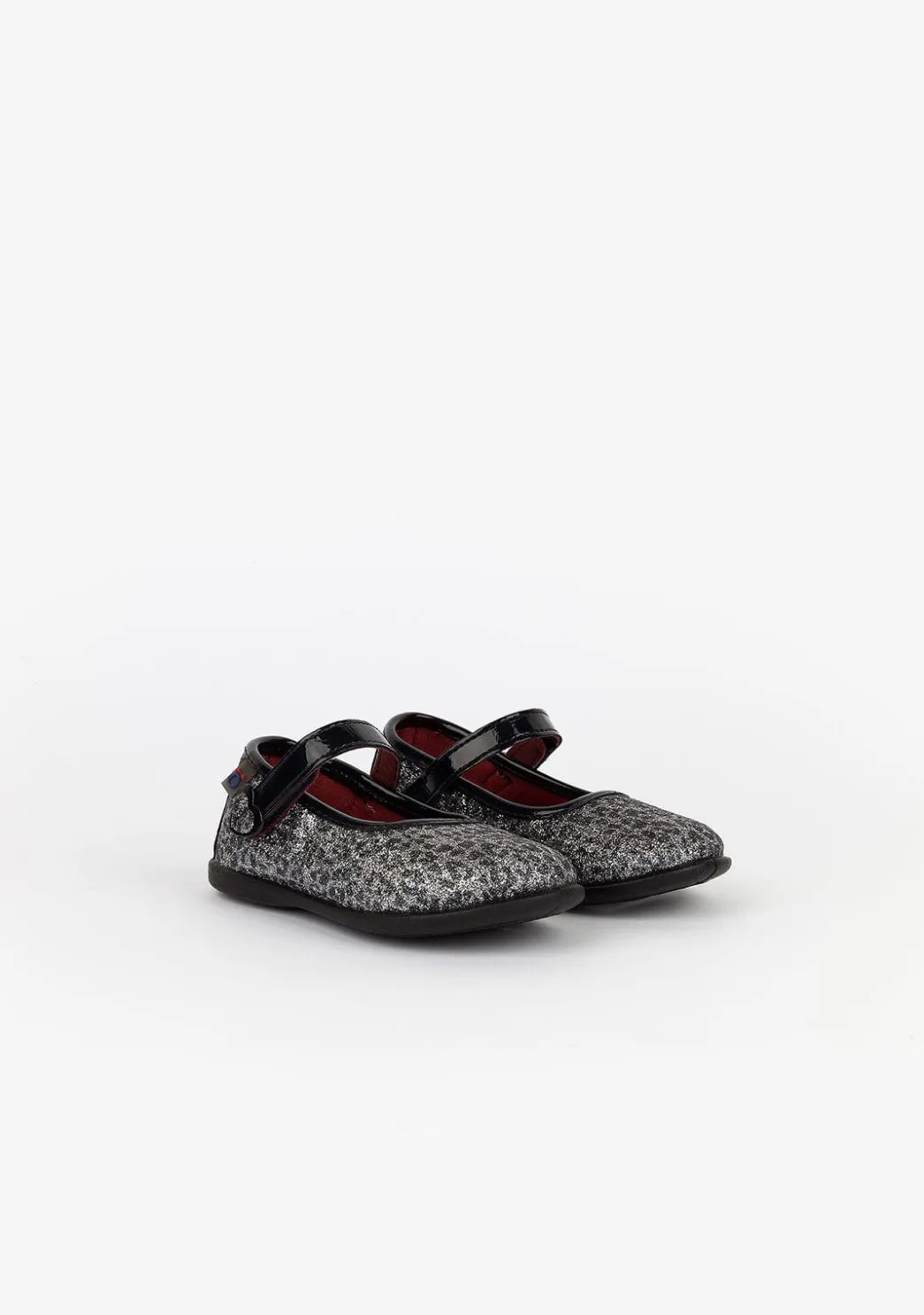 Discount Merceditas De Bebé Leopardo Glitter Bailarinas