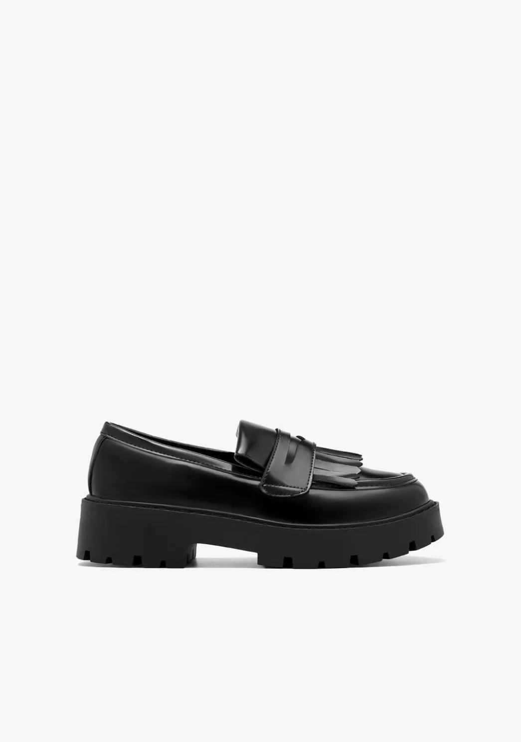 Cheap Mocasines Flecos Negro B&W Zapatos|Colegiales