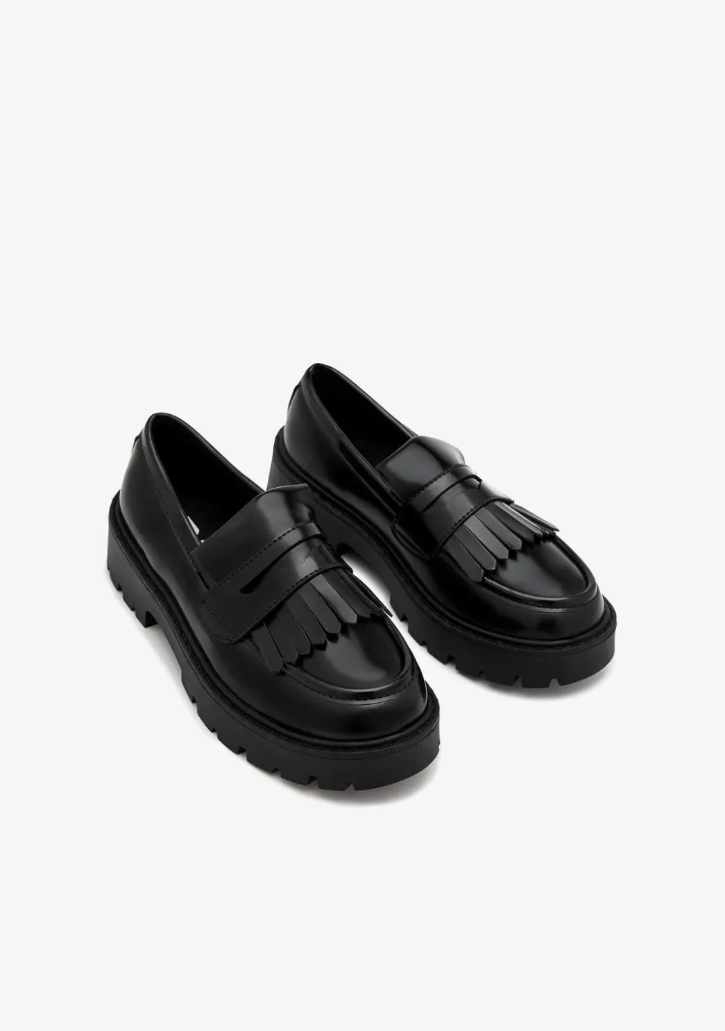 Cheap Mocasines Flecos Negro B&W Zapatos|Colegiales