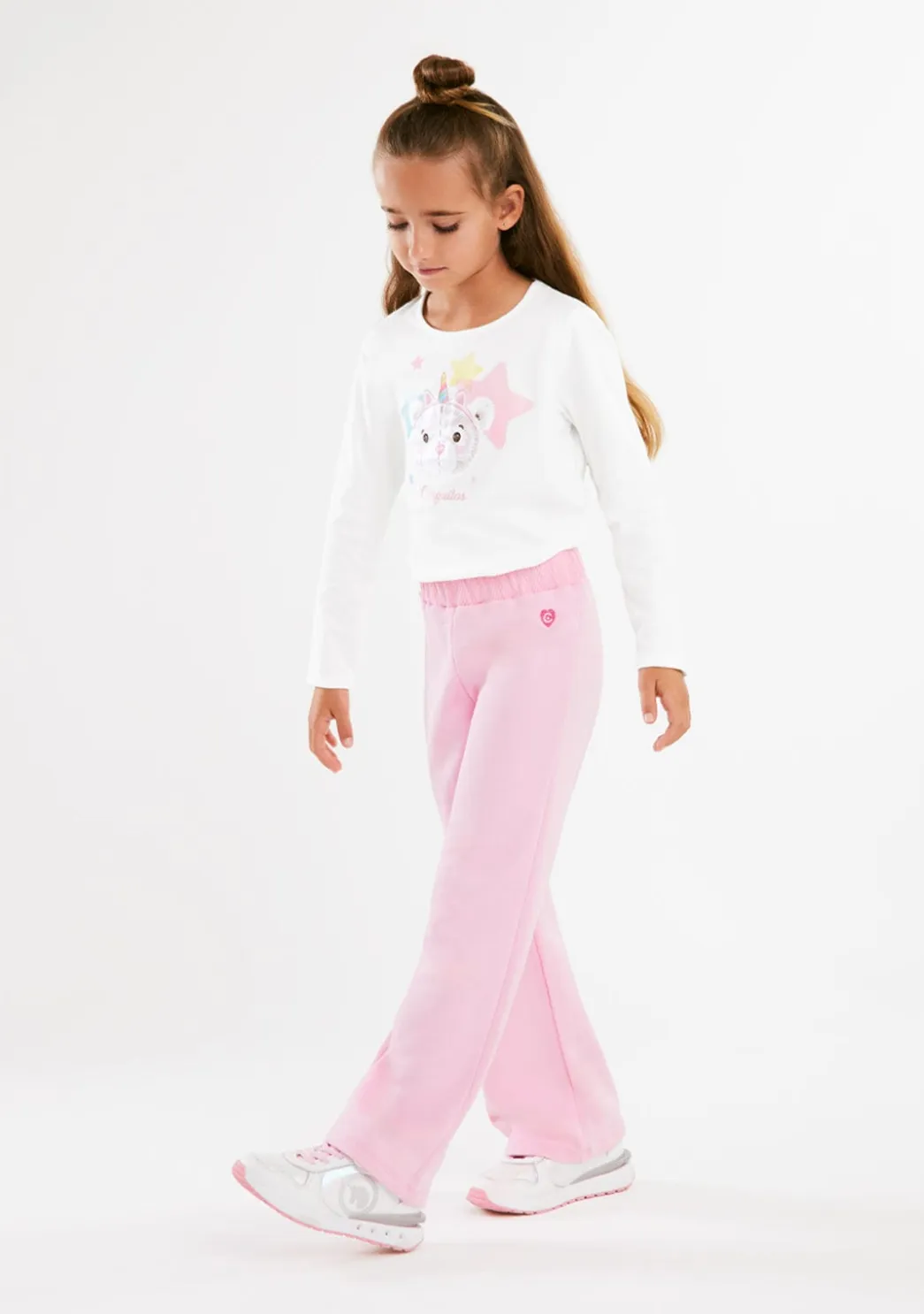 Sale Pantalones Felpa Rosa Pantalones Y Leggins