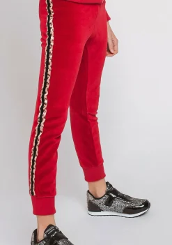 Clearance Pantalones Jogging Niña Rojo Pantalones Y Leggins
