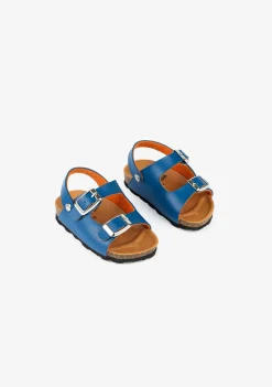 Outlet Sandalias Bio De Bebé Polipiel Azul Sandalias|Sandalias Bio
