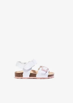 Shop Sandalias De Bebé Bio Charol Blanco Sandalias|Sandalias Bio