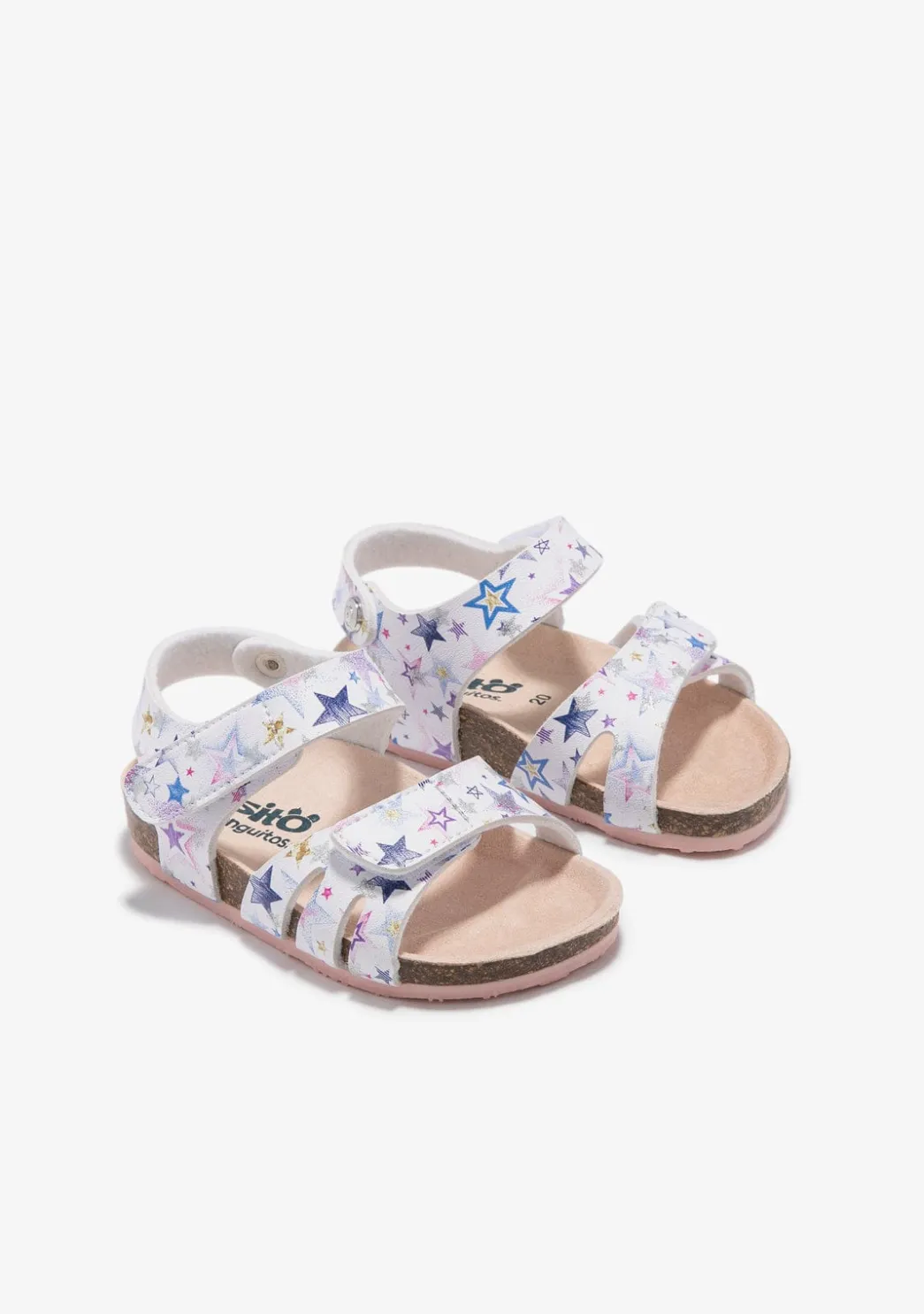 Cheap Sandalias De Bebé Bio Estrellas Multicolor Sandalias|Sandalias Bio