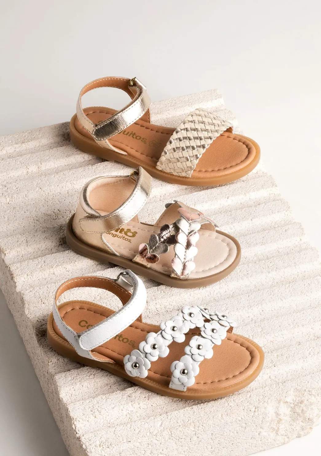 Discount Sandalias De Bebé Metalizado Napa Sandalias|Sandalias
