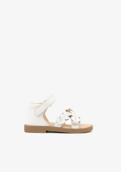 Cheap Sandalias De Bebé Napa Blanco Sandalias|Sandalias