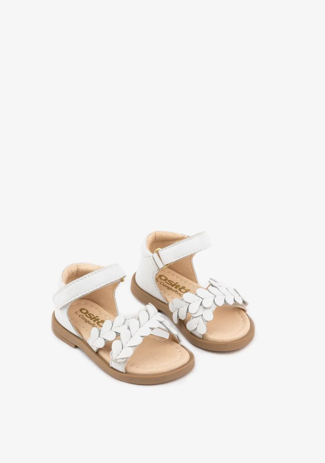 Cheap Sandalias De Bebé Napa Blanco Sandalias|Sandalias