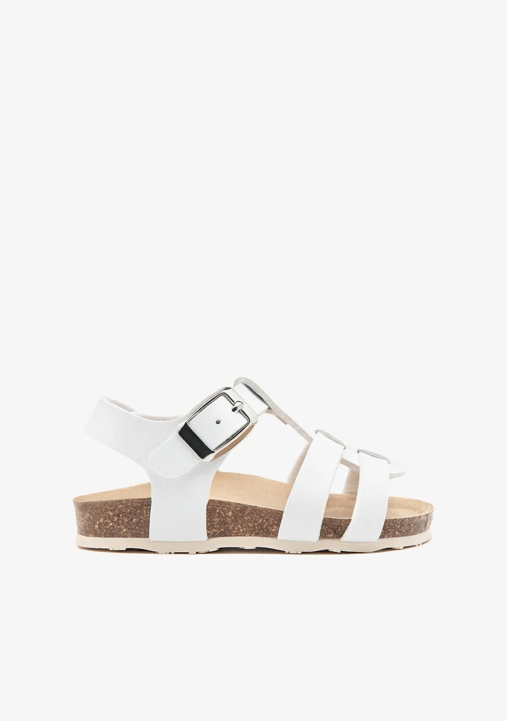 Fashion Sandalias De Bebé Tiras Blanco Sandalias|Sandalias Bio