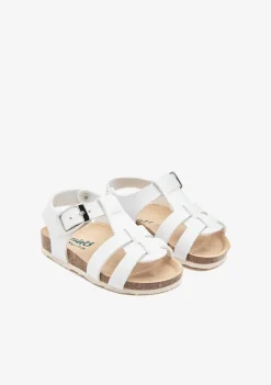 Fashion Sandalias De Bebé Tiras Blanco Sandalias|Sandalias Bio