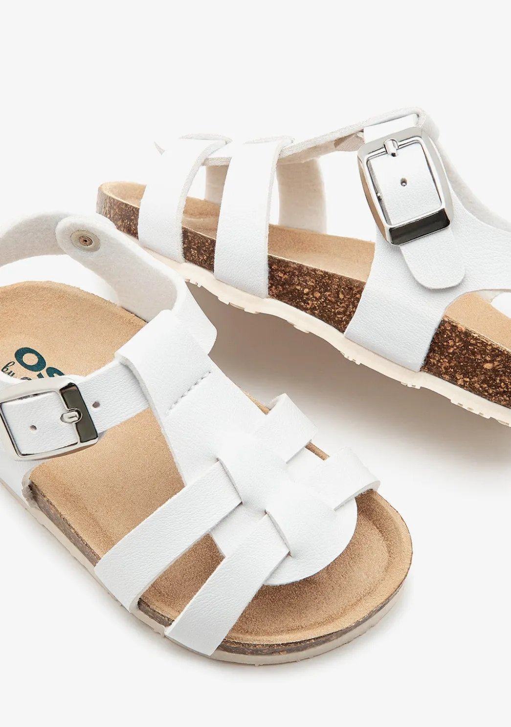 Fashion Sandalias De Bebé Tiras Blanco Sandalias|Sandalias Bio
