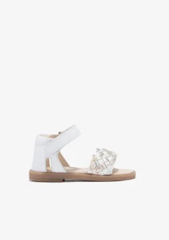 Clearance Sandalias De Bebé Trenza Blanco Sandalias|Sandalias