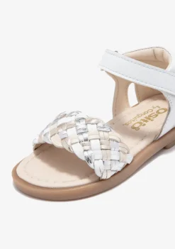 Clearance Sandalias De Bebé Trenza Blanco Sandalias|Sandalias