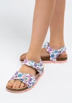 Cheap Sandalias De Niña Bio Flores Blanco Sandalias Bio|Sandalias