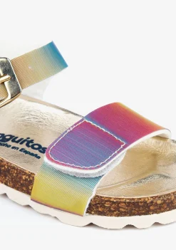 Best Sandalias De Niña Bio Iridiscente Multicolor Sandalias Bio|Sandalias