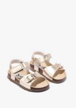 Shop Sandalias De Niña Bio Metalizado Platino Sandalias Bio|Sandalias
