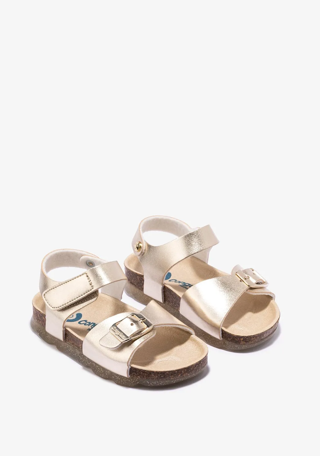 Shop Sandalias De Niña Bio Metalizado Platino Sandalias Bio|Sandalias