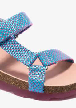Flash Sale Sandalias De Niña Bio Turquesa Fucsia B&W Sandalias|Sandalias Bio