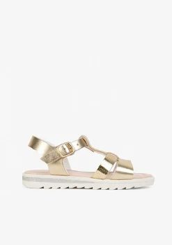Flash Sale Sandalias De Niña Metalizado Platino Sandalias|Zapatos De Ceremonia