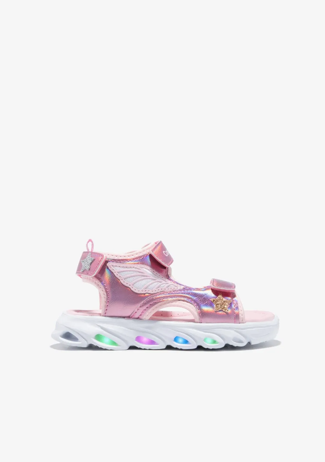 Flash Sale Sandalias Deportivas Con Luces Rosa Sandalias|Zapatillas Con Luces