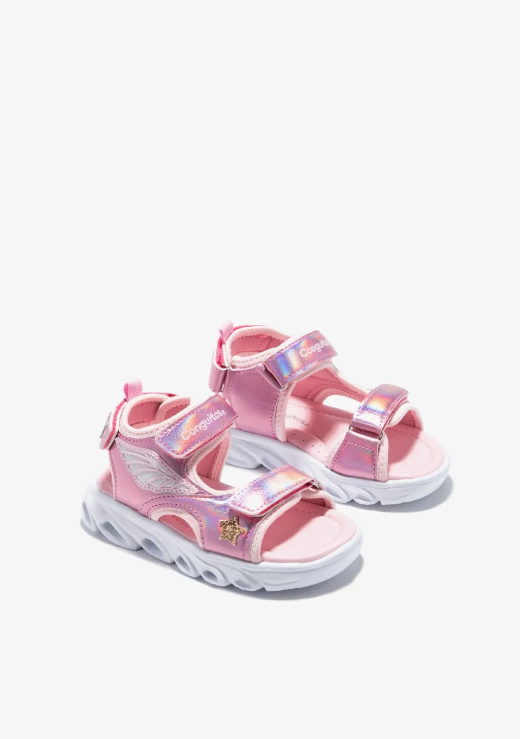 Flash Sale Sandalias Deportivas Con Luces Rosa Sandalias|Zapatillas Con Luces