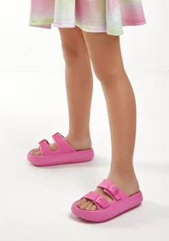 Store Sandalias Doble Hebilla Bio Fucsia Sandalias|Sandalias