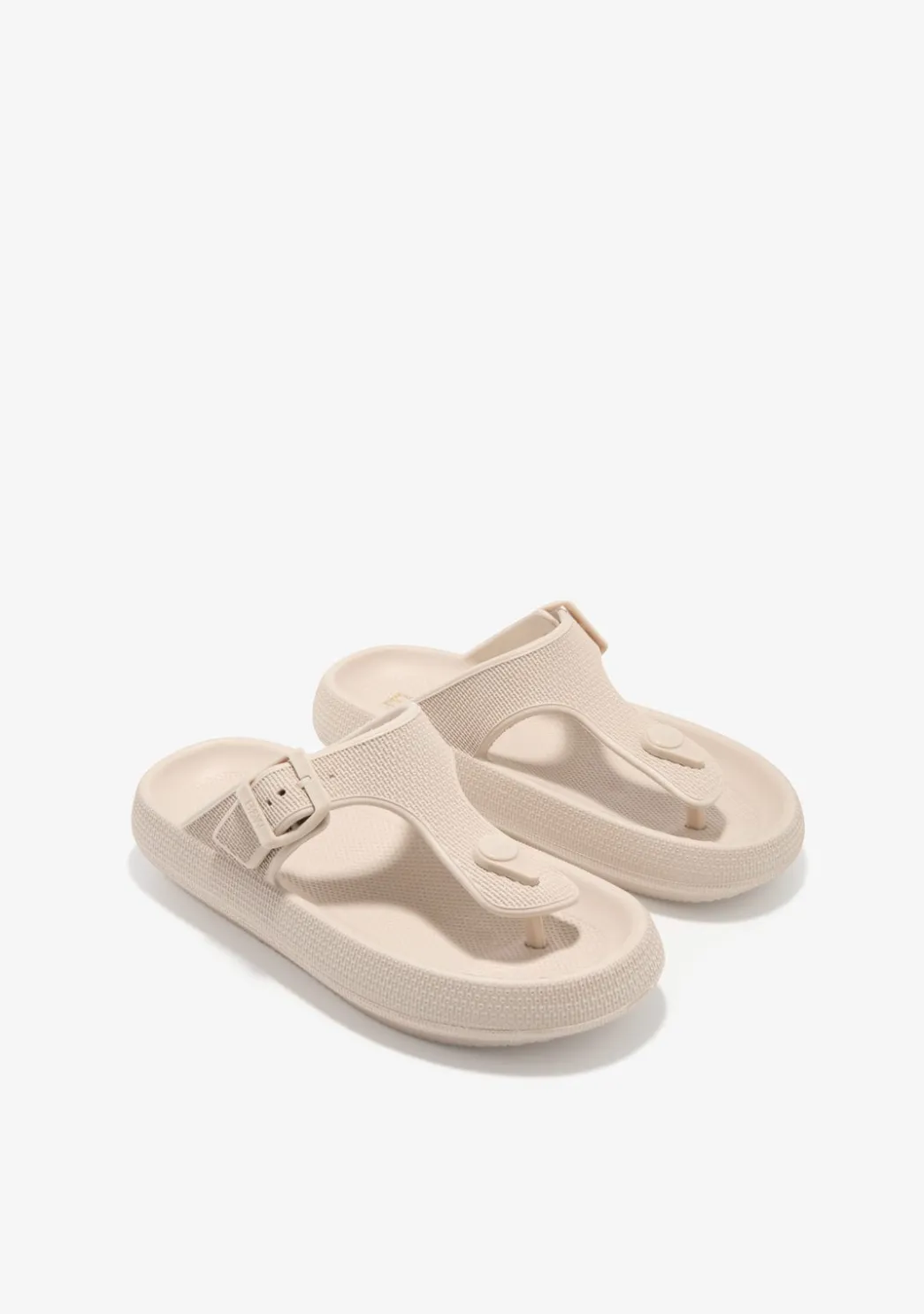 Best Sandalias Hebilla Beige Sandalias|Chanclas