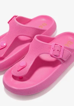 Clearance Sandalias Hebilla Fucsia Sandalias|Sandalias