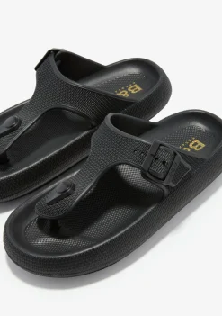 Hot Sandalias Hebilla Negro Sandalias|Sandalias