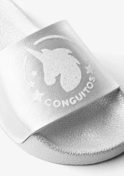 Flash Sale Sandalias Pala Unicornio Plata Baño|Chanclas