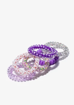 Best Set Coleteros Espiral Malva Para El Pelo