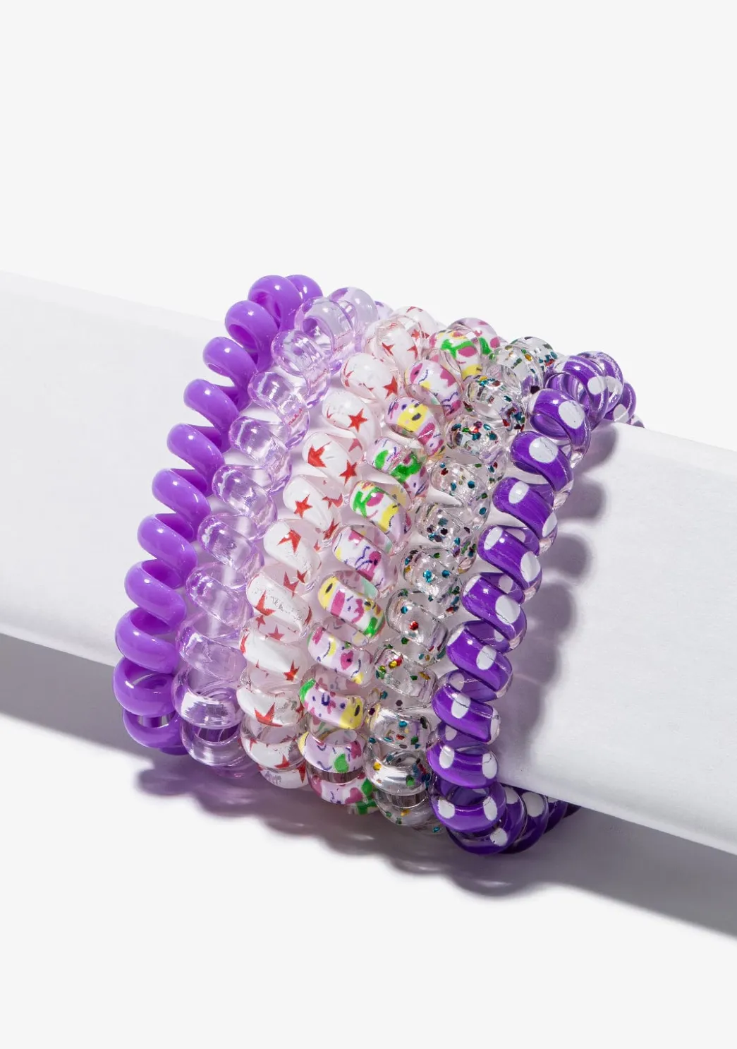 Best Set Coleteros Espiral Malva Para El Pelo