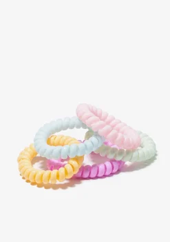 Store Set Coleteros Espiral Multicolor Para El Pelo