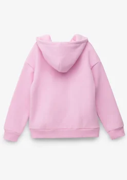 Store Sudadera De Niña Capucha Monstruos Rosa Sudaderas