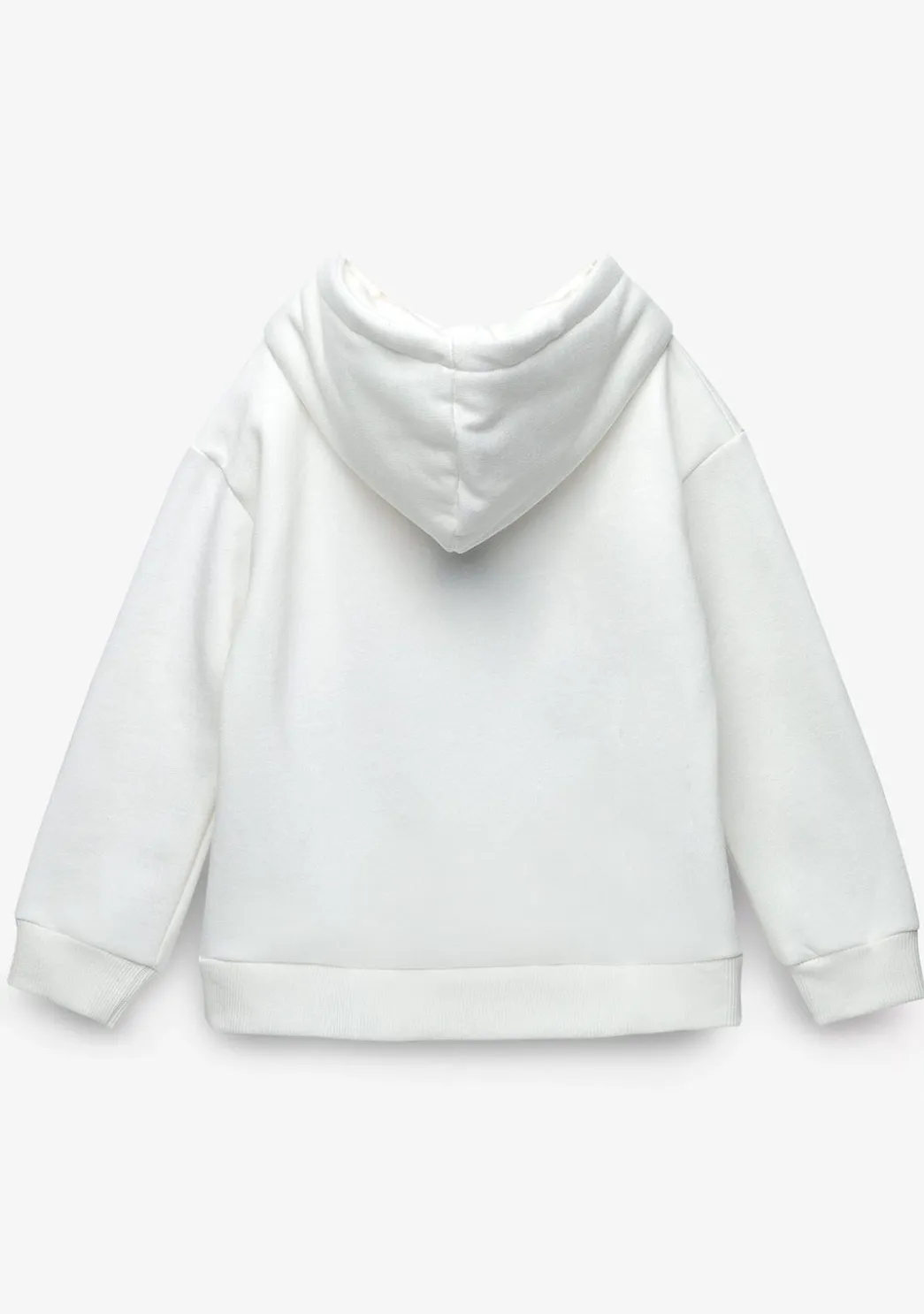Cheap Sudadera De Niña Capucha Rock Blanco Sudaderas