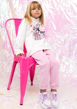 Cheap Sudadera De Niña Capucha Rock Blanco Sudaderas