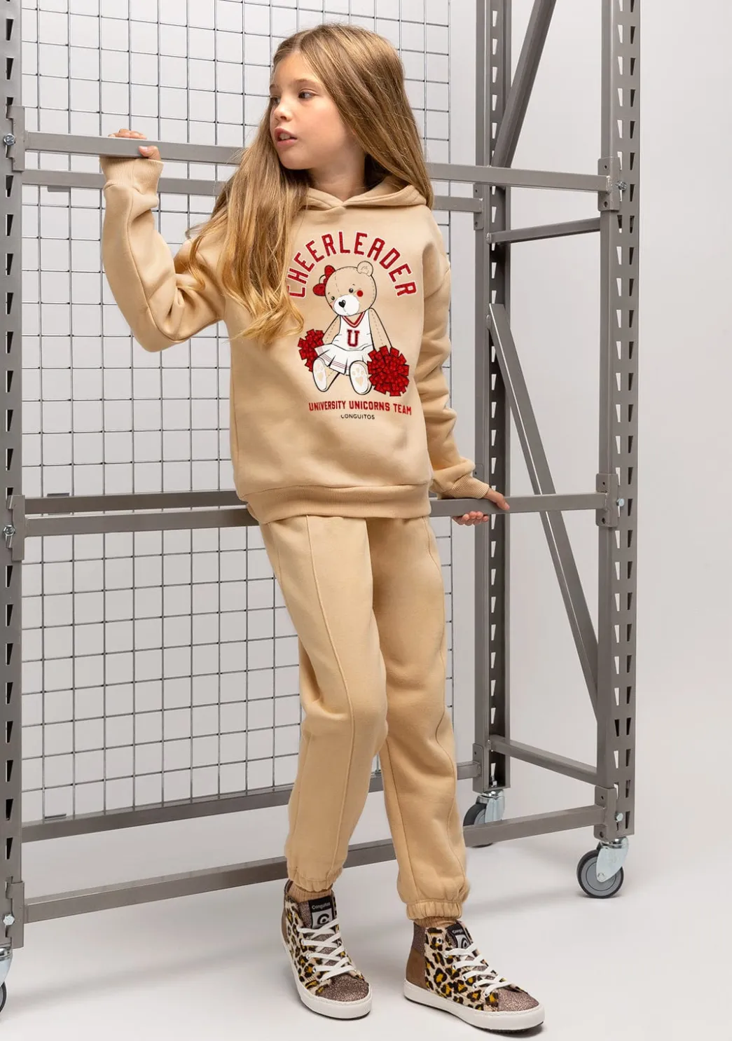 Outlet Sudadera De Niña Teddy Beige Sudaderas