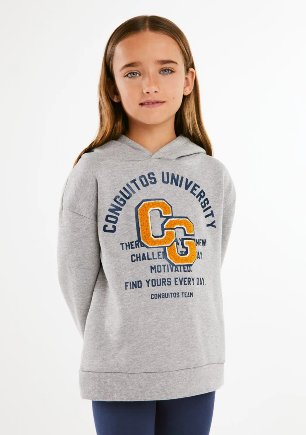 Hot Sudadera Universidad Gris Sudaderas