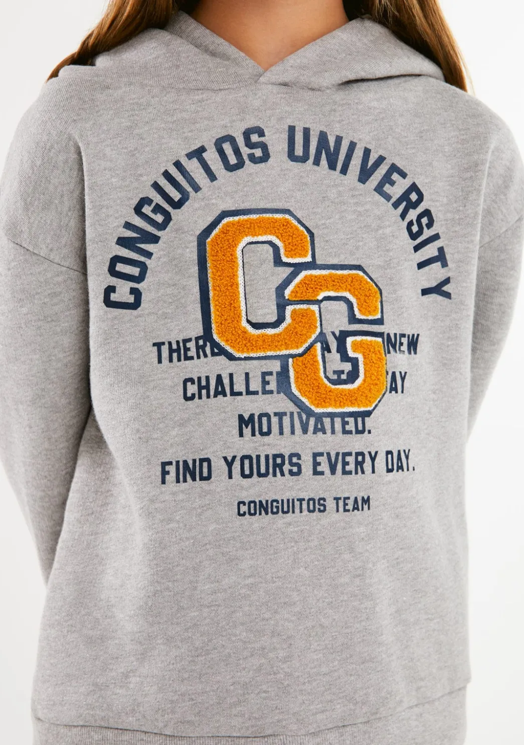 Hot Sudadera Universidad Gris Sudaderas